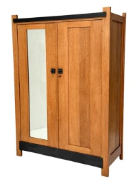Art Deco Modernist Armoire or Wardrobe by Hendrik Wouda for Pander, 1924